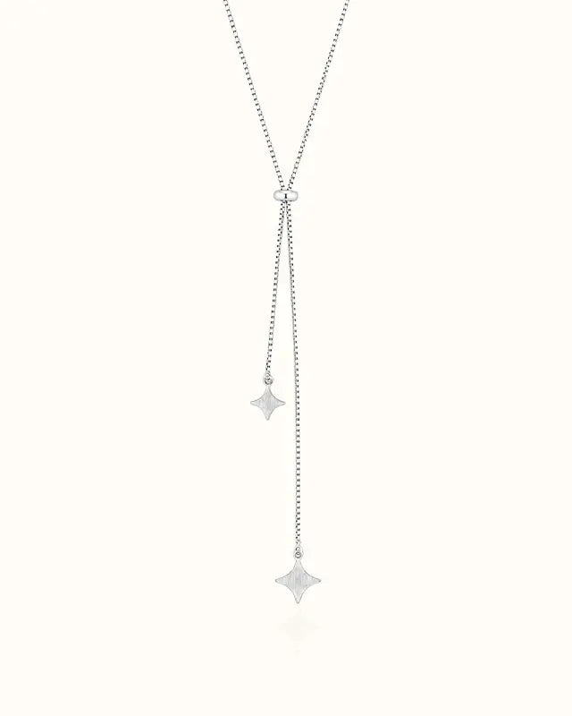 Linear Necklace I variant--silver