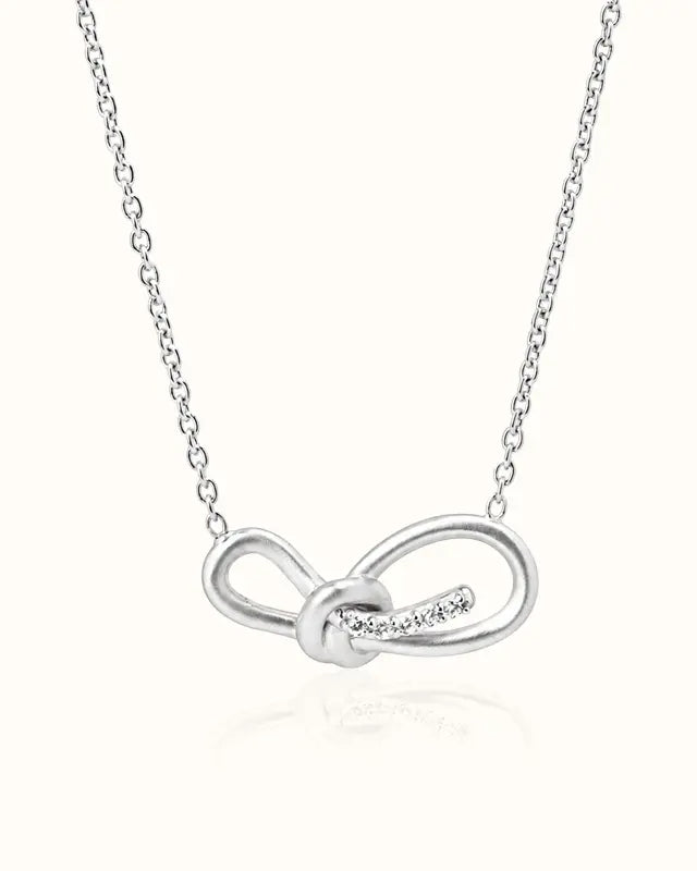 Knot Necklace I variant--silver