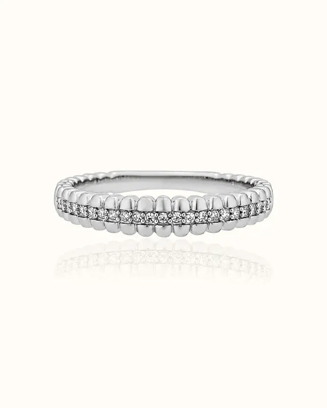 Echo Pave Ring | variant--silver