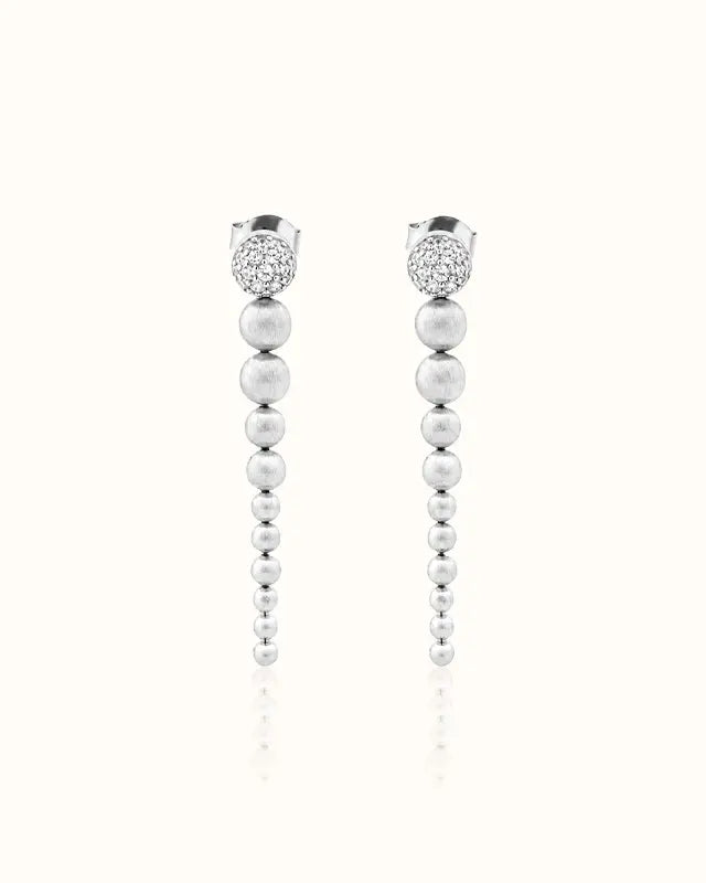 Echo Drop Earrings I variant--silver
