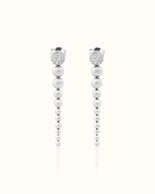 Echo Drop Earrings I variant--silver