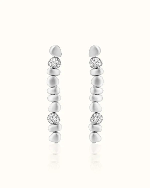 Echo Drop Earrings I variant--silver