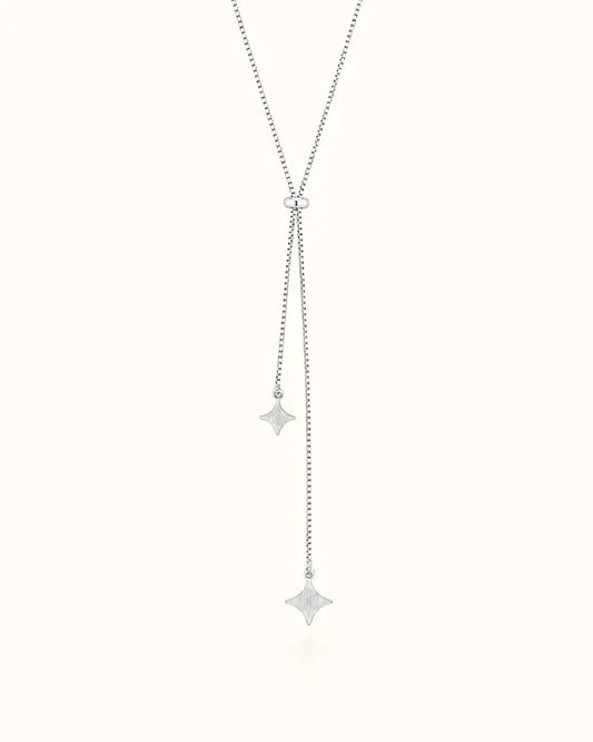 Linear Necklace I variant--silver