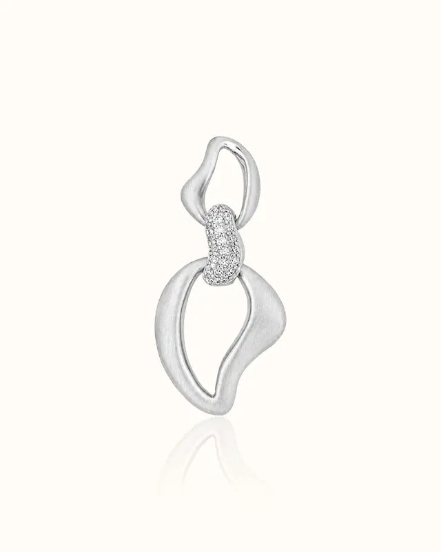 Sculptural Pendant I variant--silver