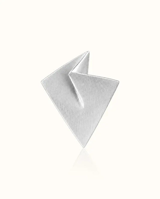 Facet Pendant I variant--silver