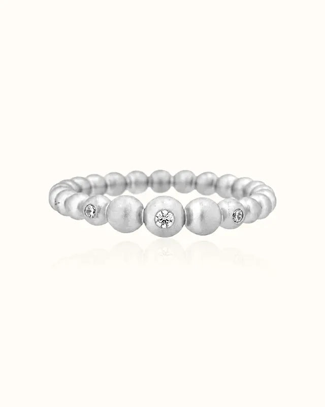 Echo Beaded Ring | variant--silver