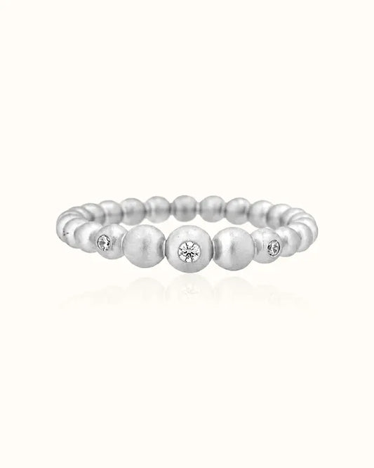 Echo Beaded Ring | variant--silver