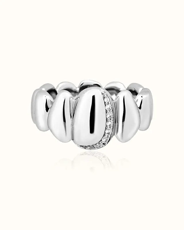 Orbit Pave Ring | variant--silver